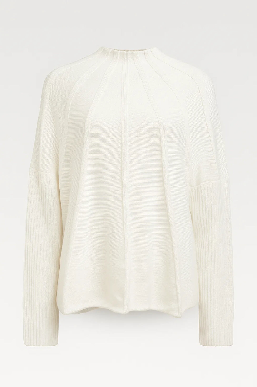 Dahlia Damestrui | Warme Damestrui met Verticale Structuurlijnen en Opstaande Hals 0