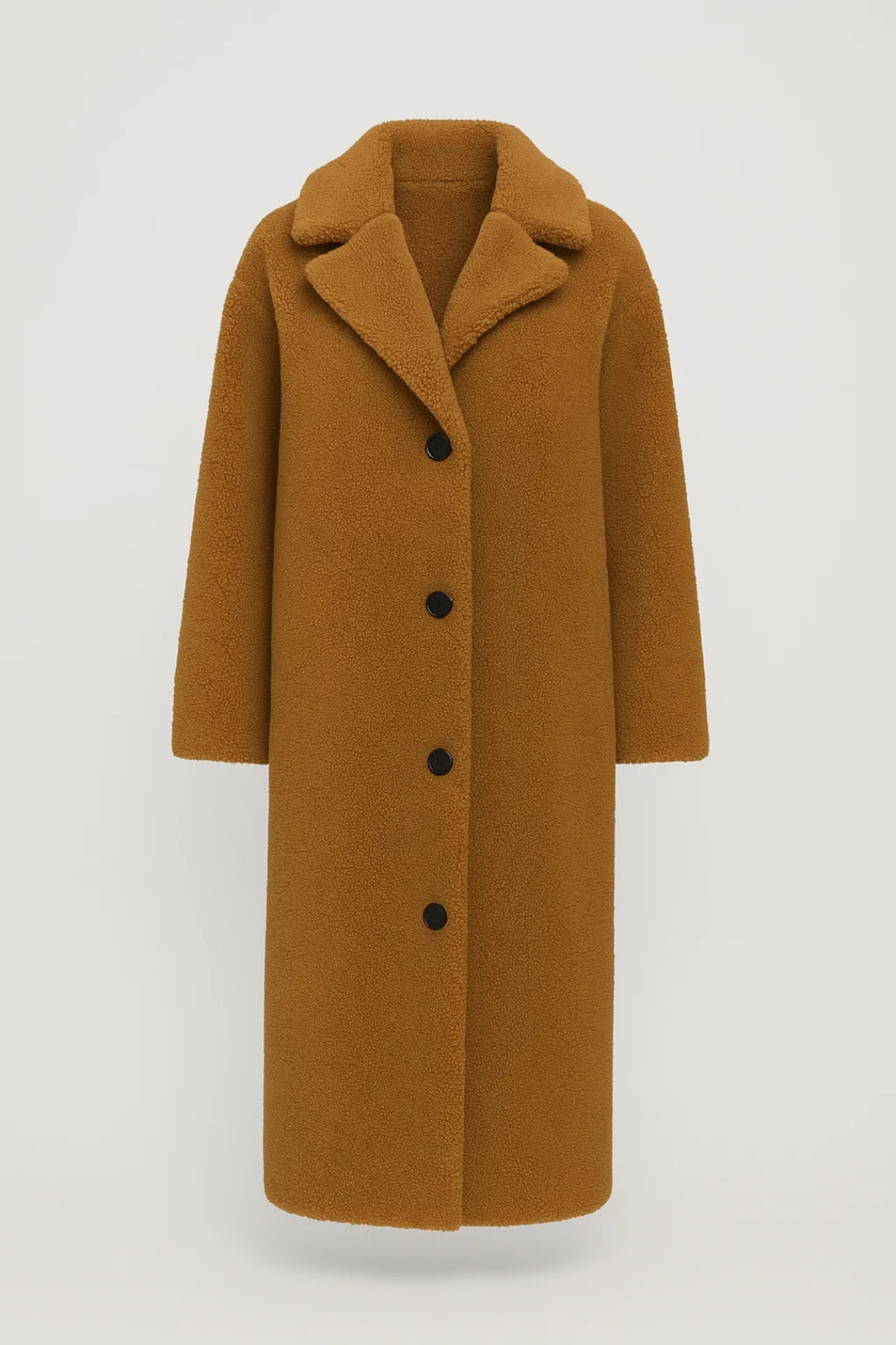 Daria Dames Jas | Relaxed | Teddy Structuur | Lange Mouwen 1