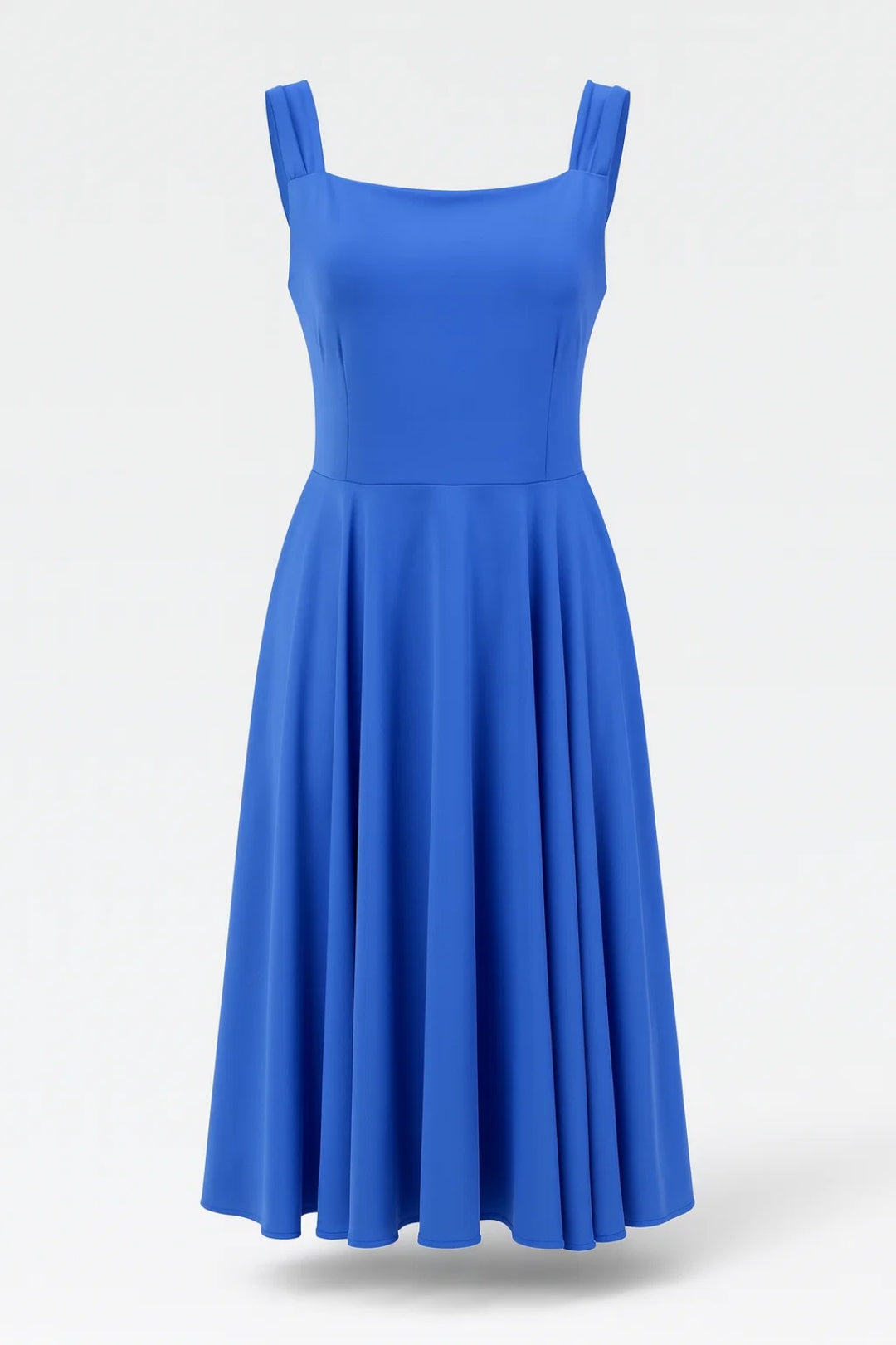 Daria Dames Jurk | Aangesloten | Midi | Zonder Mouwen 1