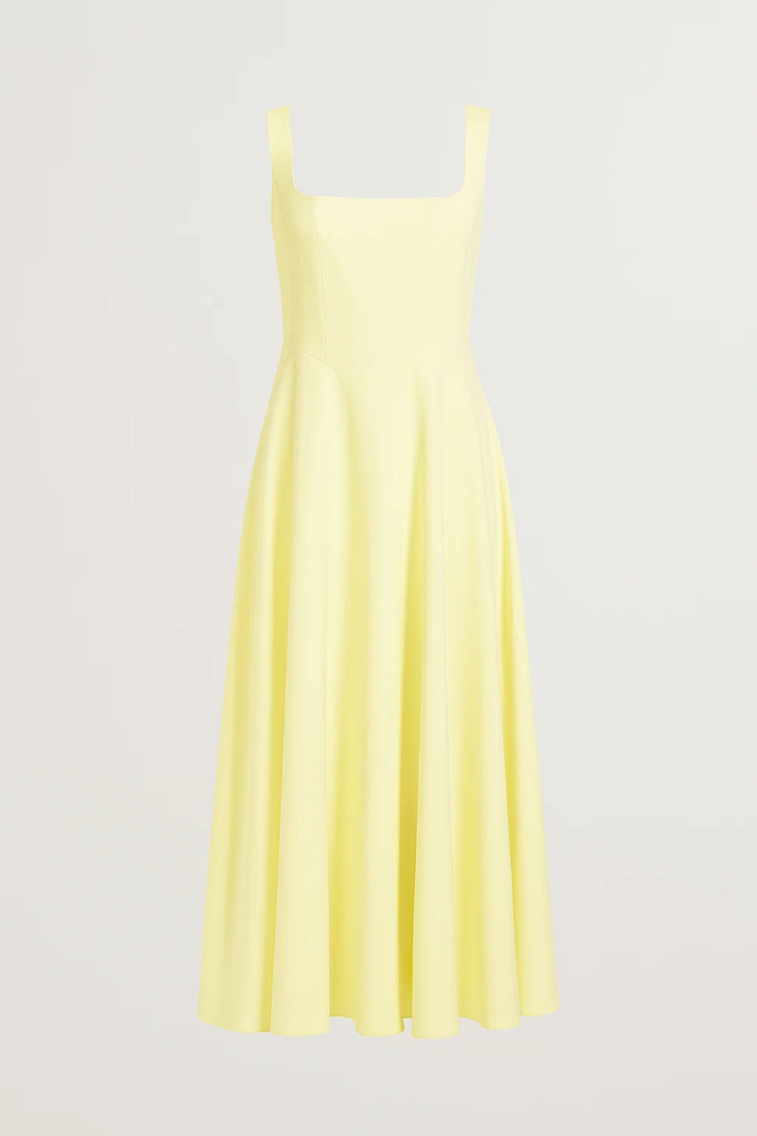 Daria Dames Jurk | Getailleerd | Square Neck | Midi-rok 1