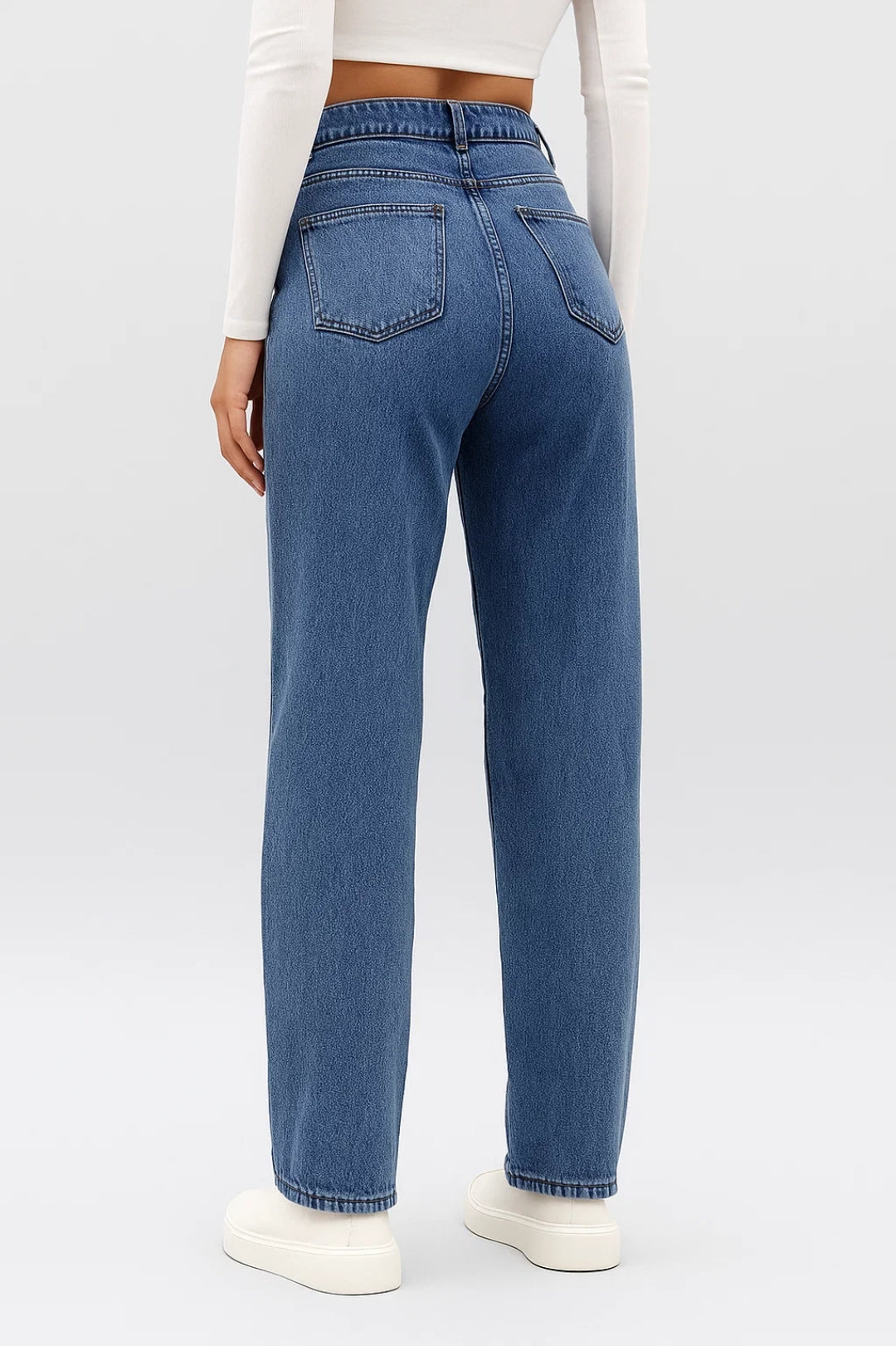 Daria Damesjeans | Rechte Pasvorm | Hoge Taille | Klassieke Stijl 1