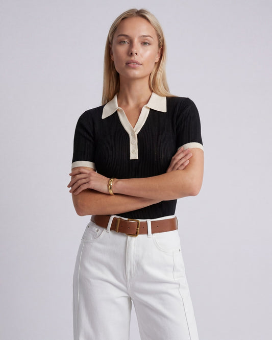 Celeste Dames Polo Shirt | Klassieke Kraag met Knoopsluiting | Aansluitende Pasvorm