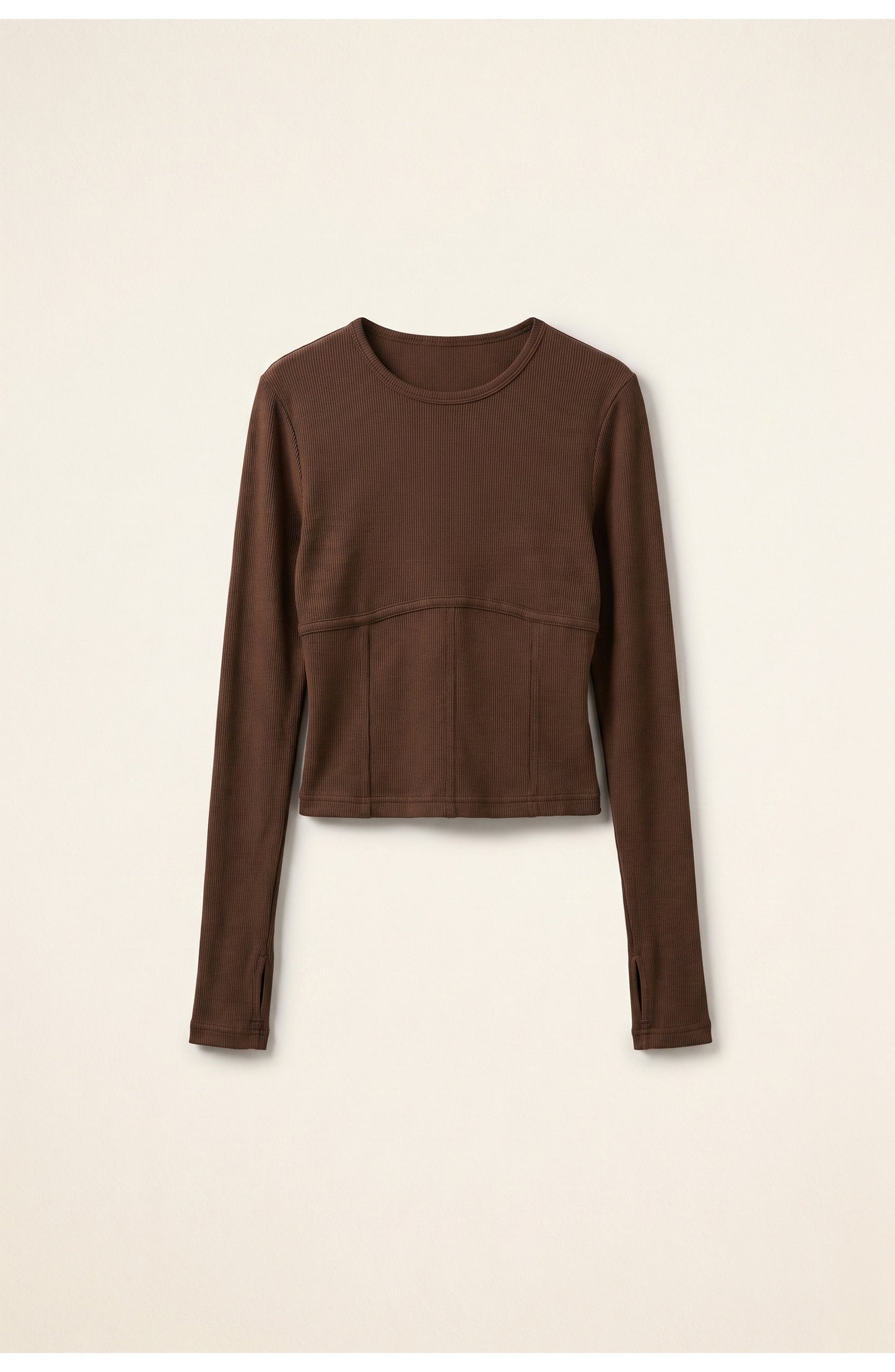 Dames Top | Cropped Lengte | Geribbelde Structuur