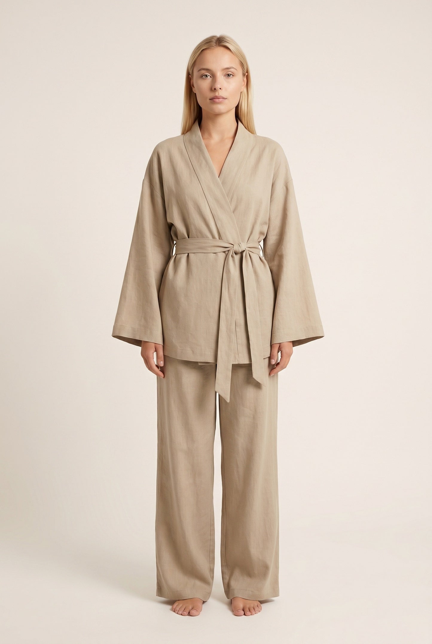 Women's Dress | Blazer Wrap | Belt and Oversized Fit