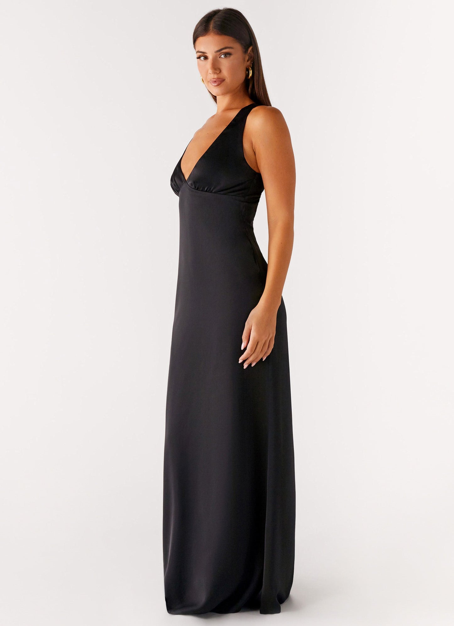 Alessia Maxi-jurk | Halter en Rugkruising in Zachtroze 7