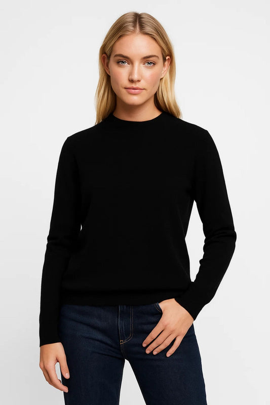 Eira Damestrui | Ronde Hals en Geribde Boorden 1