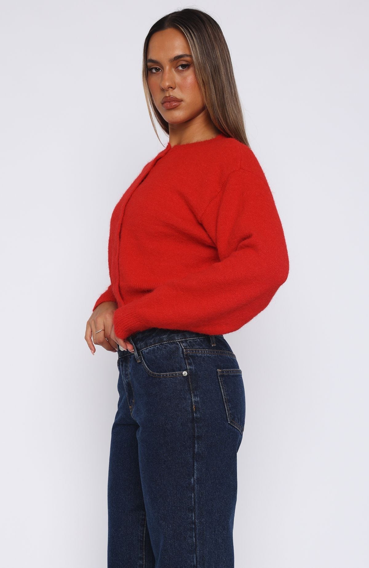 Feline Cardigan Dames | Hoogsluitend en Cropped met Knoopsluiting