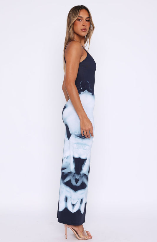 Freya Maxi Jurk | Bloemenprint met Lage Halslijn voor Dames 2