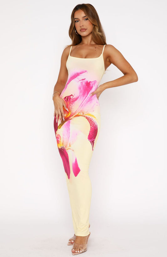 Freya Maxi Jurk | Lage Halslijn en Comfortabele Stretchstof 1