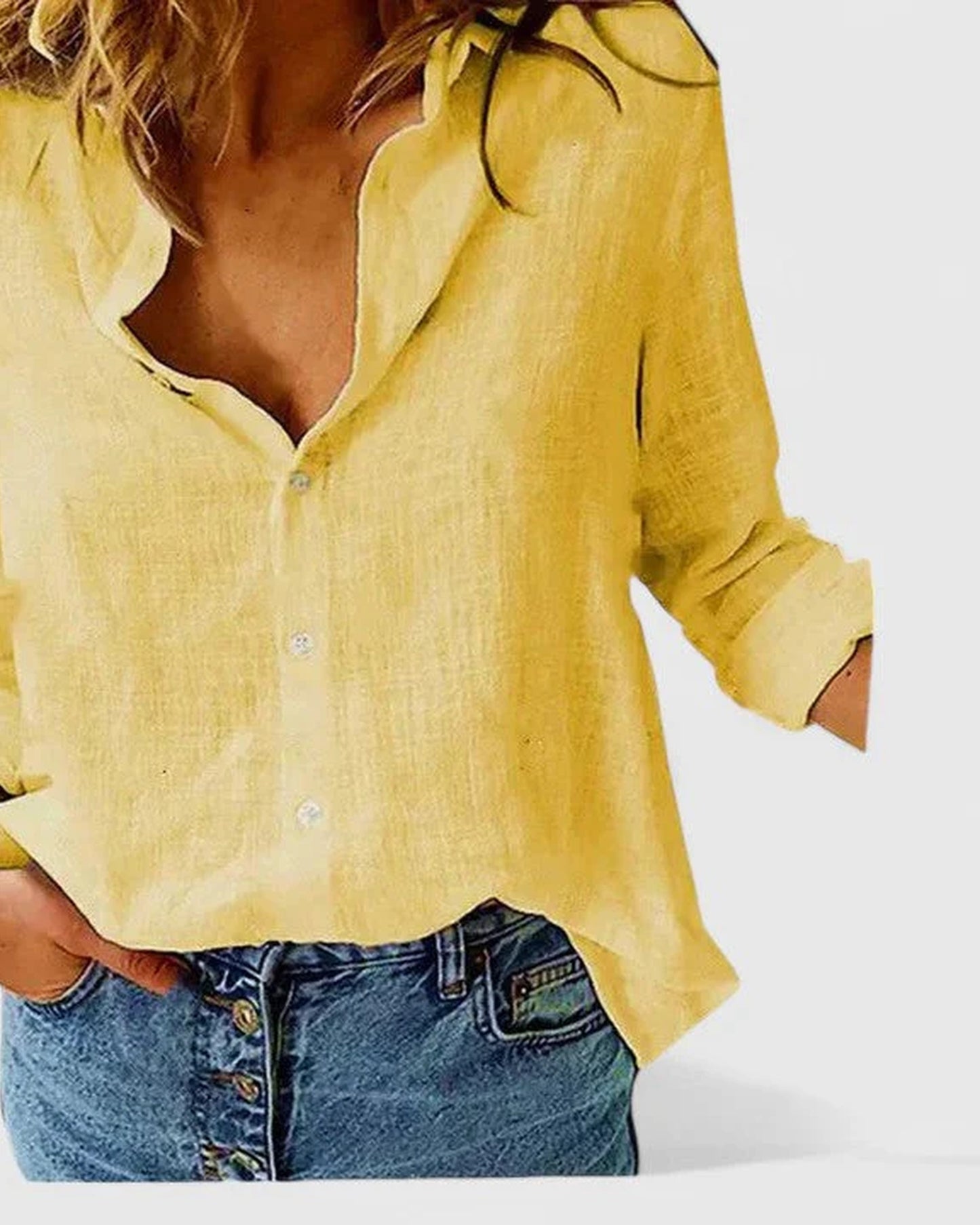 Cassilde Dames Top | V-Hals | Geknoopte Schouders
