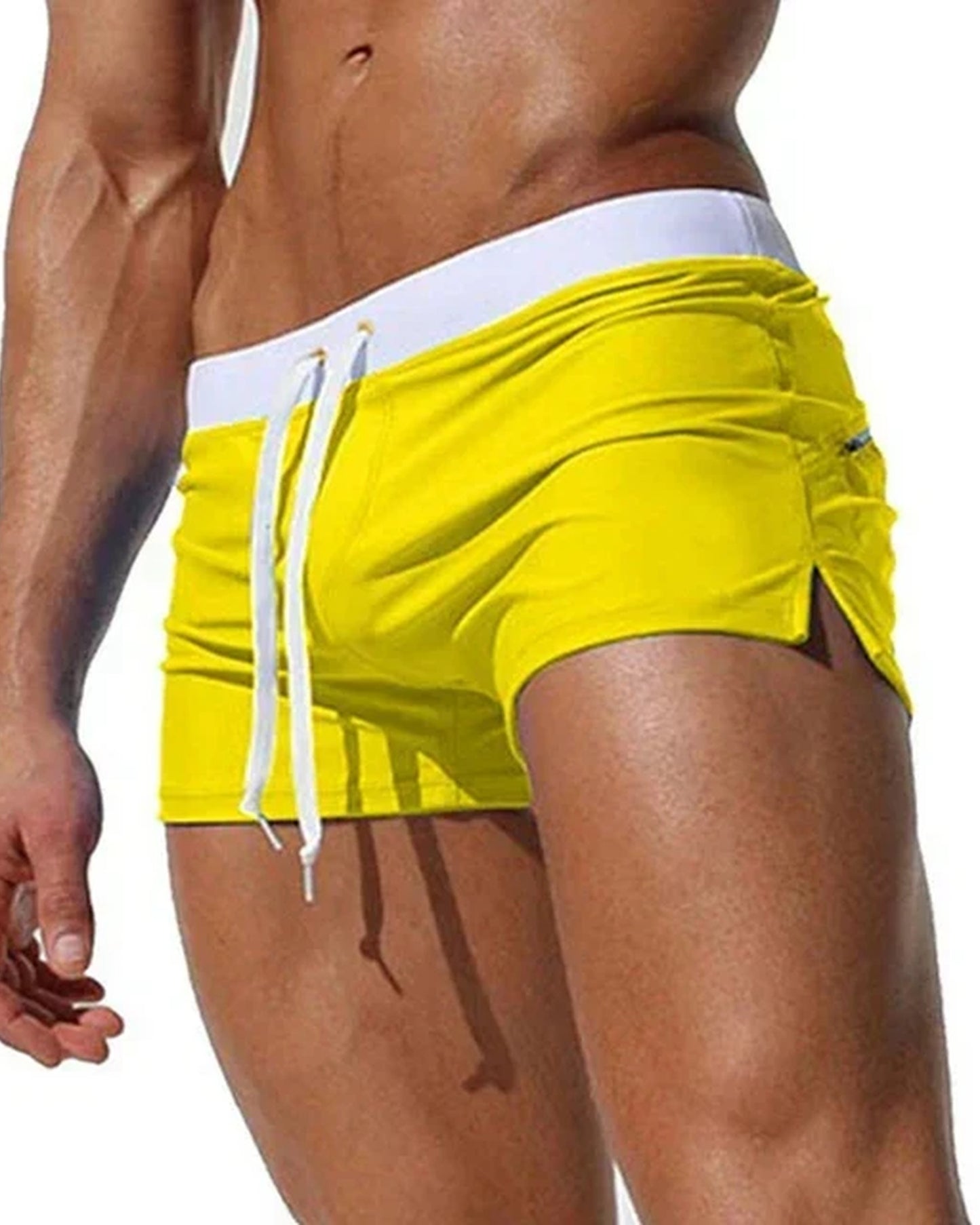 Romeo Heren Short | Gelaagde Franje | Trekkoord Taille