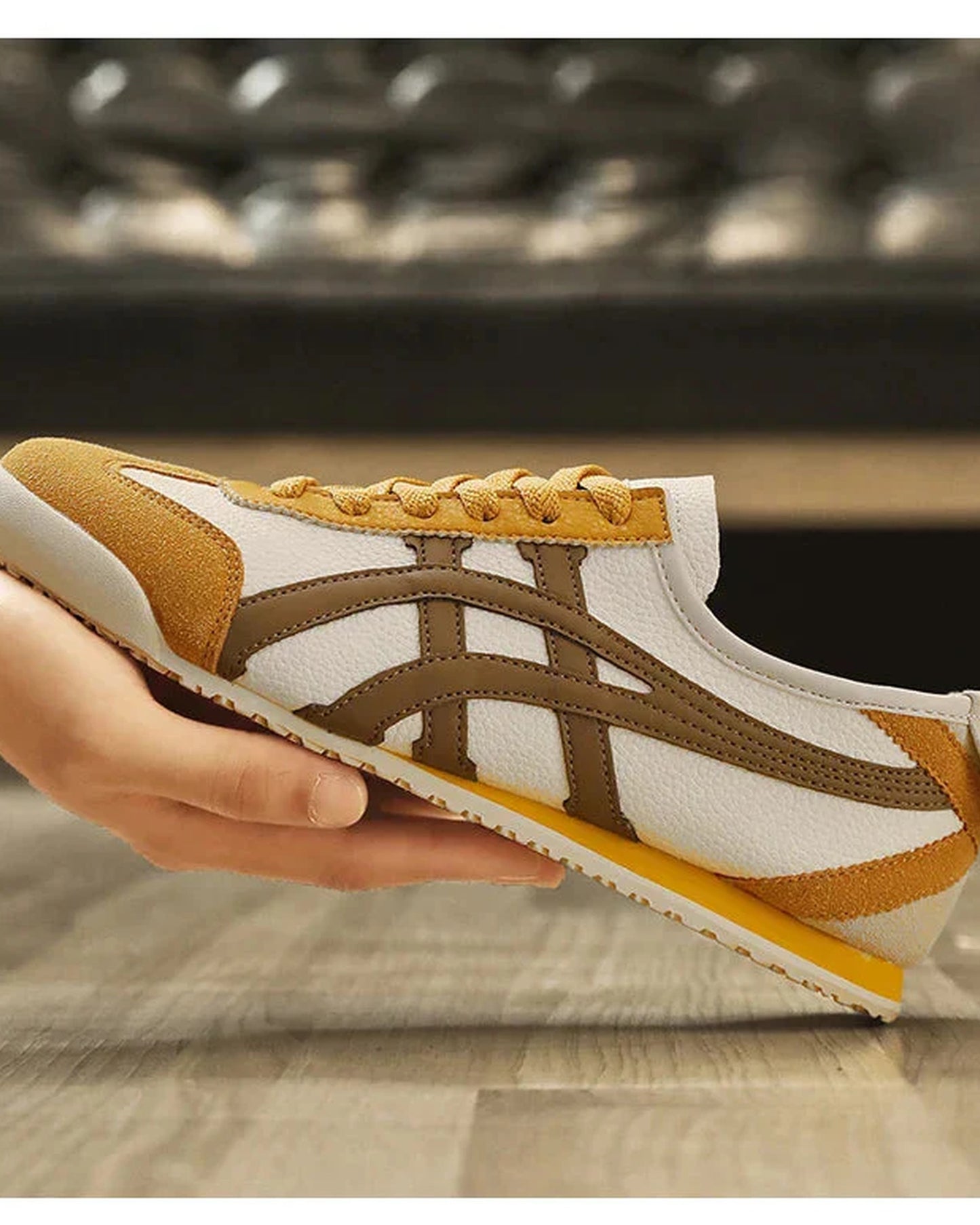 Baldassare Heren Sneakers | Contrasterende Zijstrepen | Retro Sportdesign