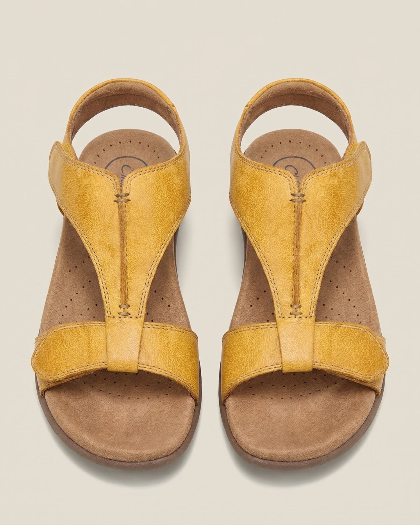 Colombe Dame Sandaler | T-rem Lukning | Kontur Fodbed