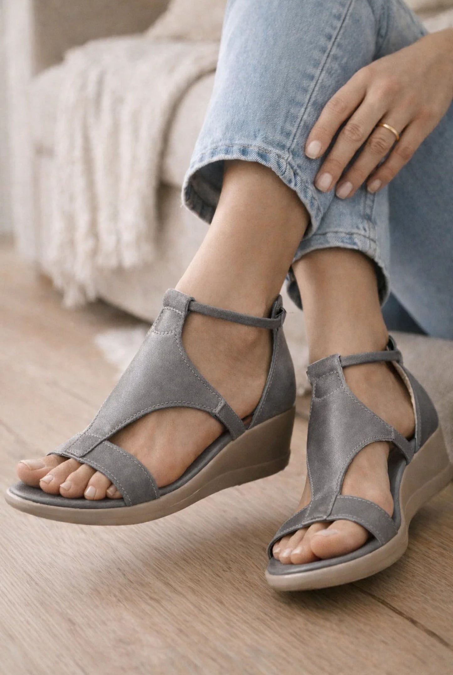 Roberte Dames Sandalen | Enkelband | Met Gesp