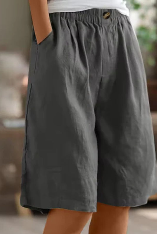 Allégra Dames Broek | Elastische Taille | Brede Pijpen