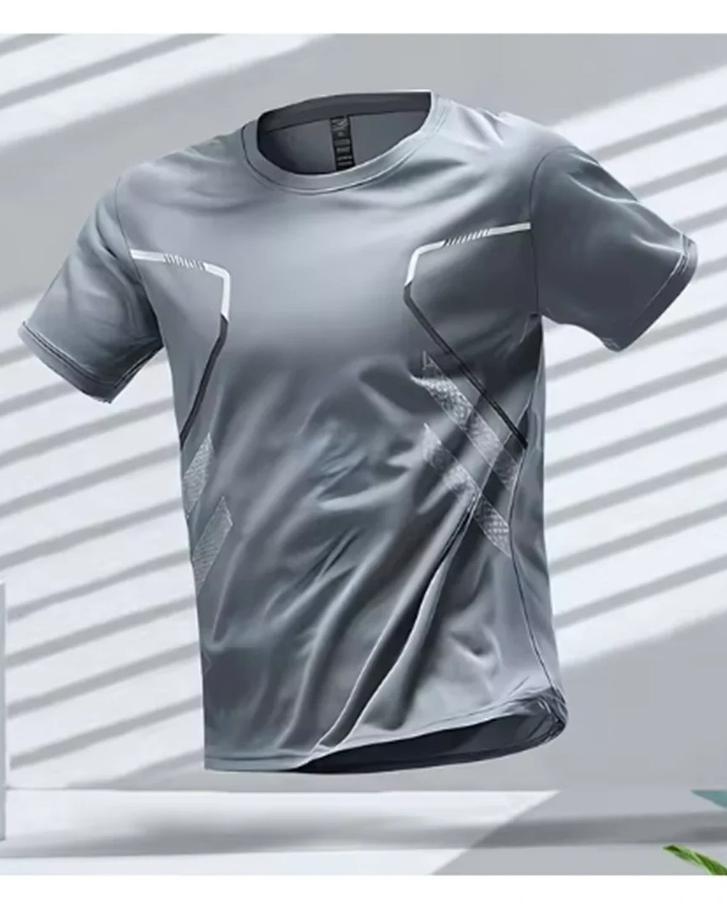 Domenico Heren T-Shirt | Korte Mouwen | Contrasterende Paspeling