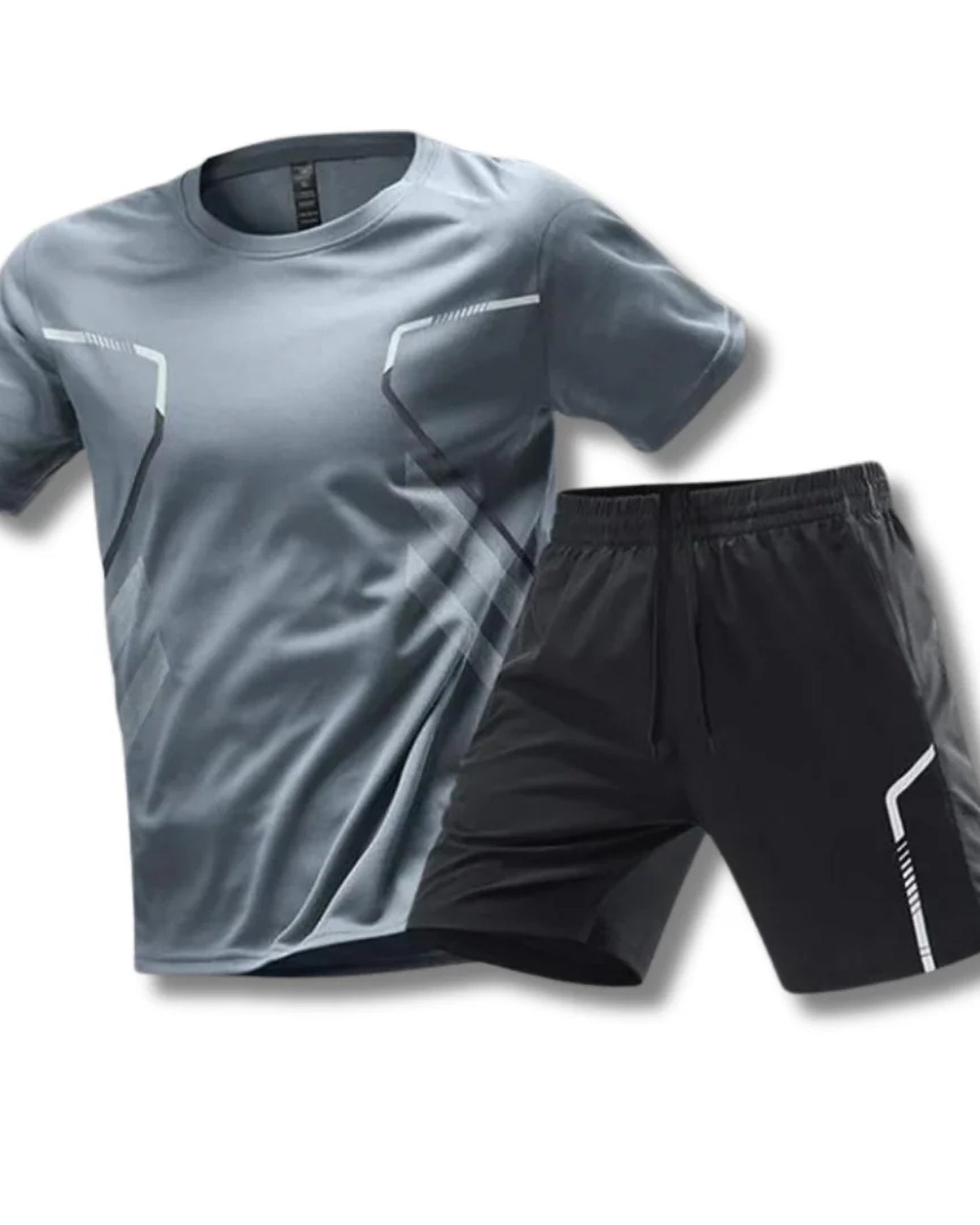 Emanuele Heren Sportset | Korte Mouwen | Reflecterende Accenten
