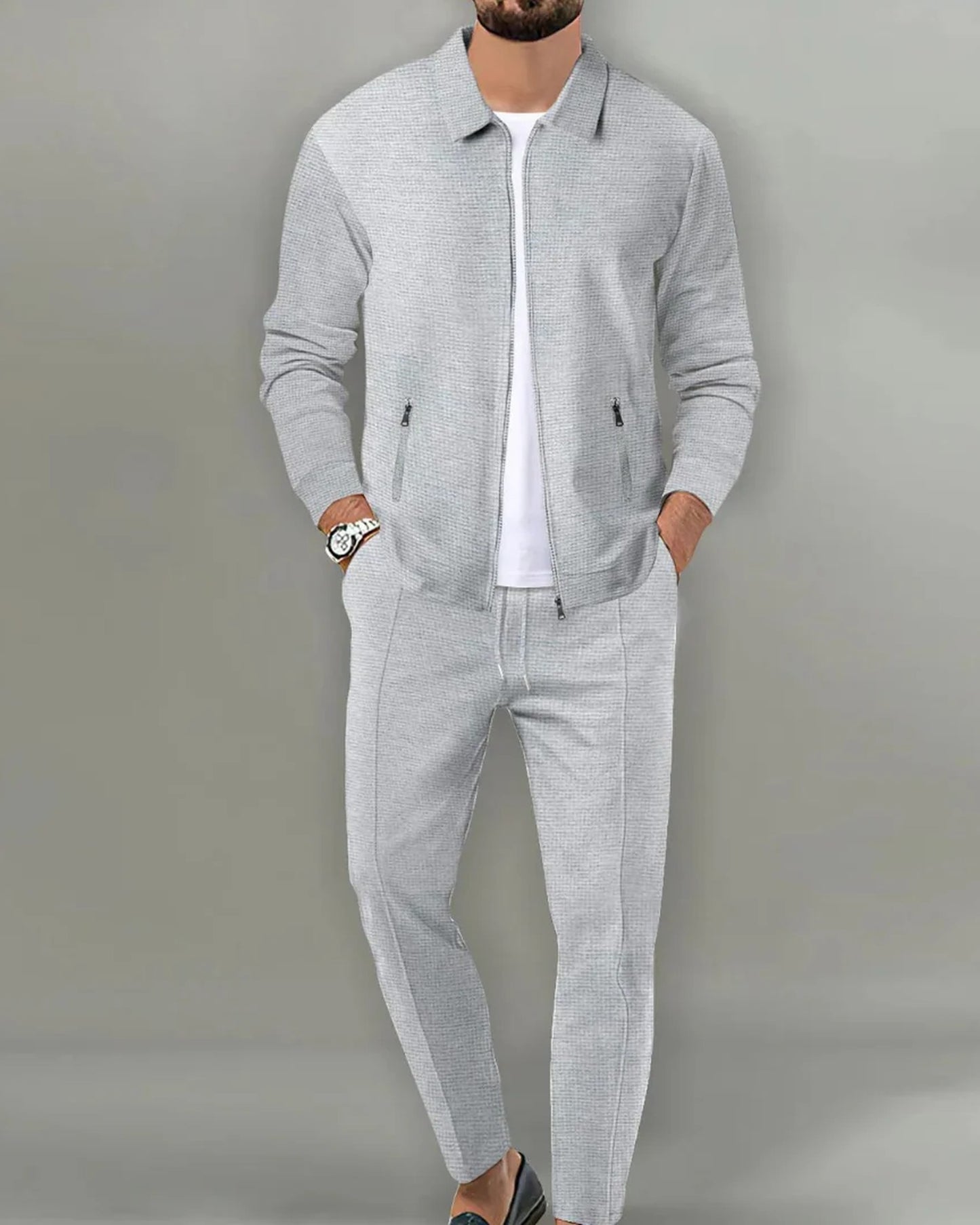 Dante Heren Co-Ord Set | Longline Vest | Wijde Broek