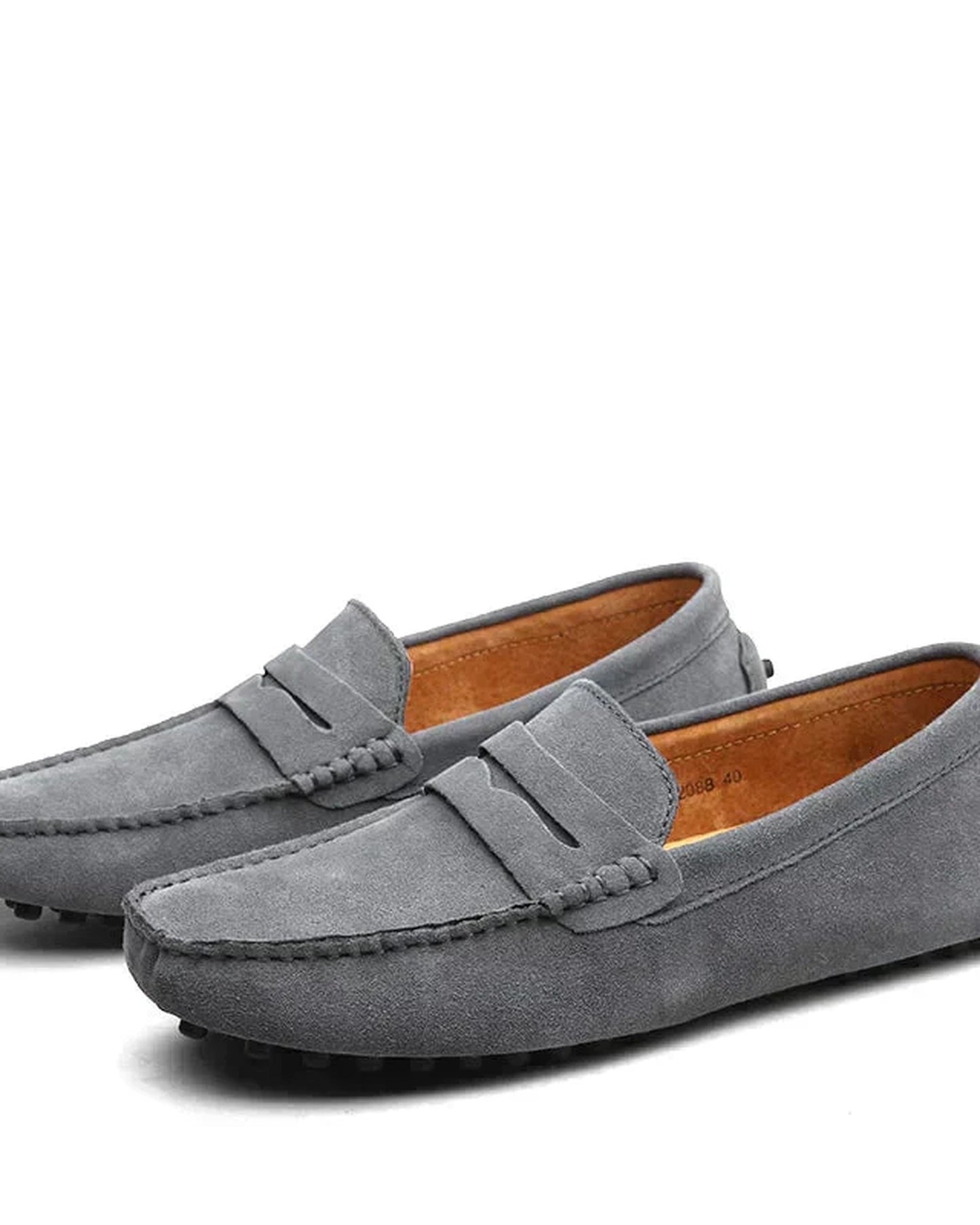 Buty Davide Heren | Szczegóły mokasynów Penny | Obszyty nosek