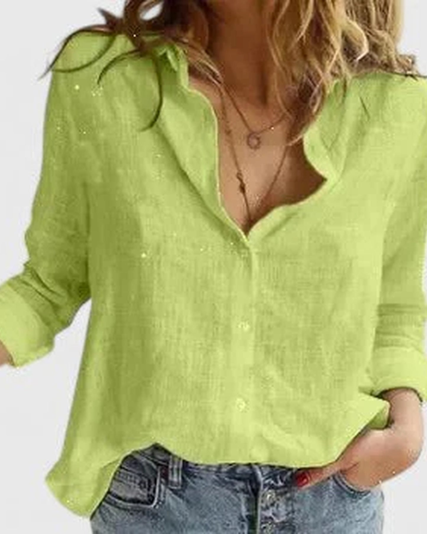 Cassilde Dames Top | V-Hals | Geknoopte Schouders
