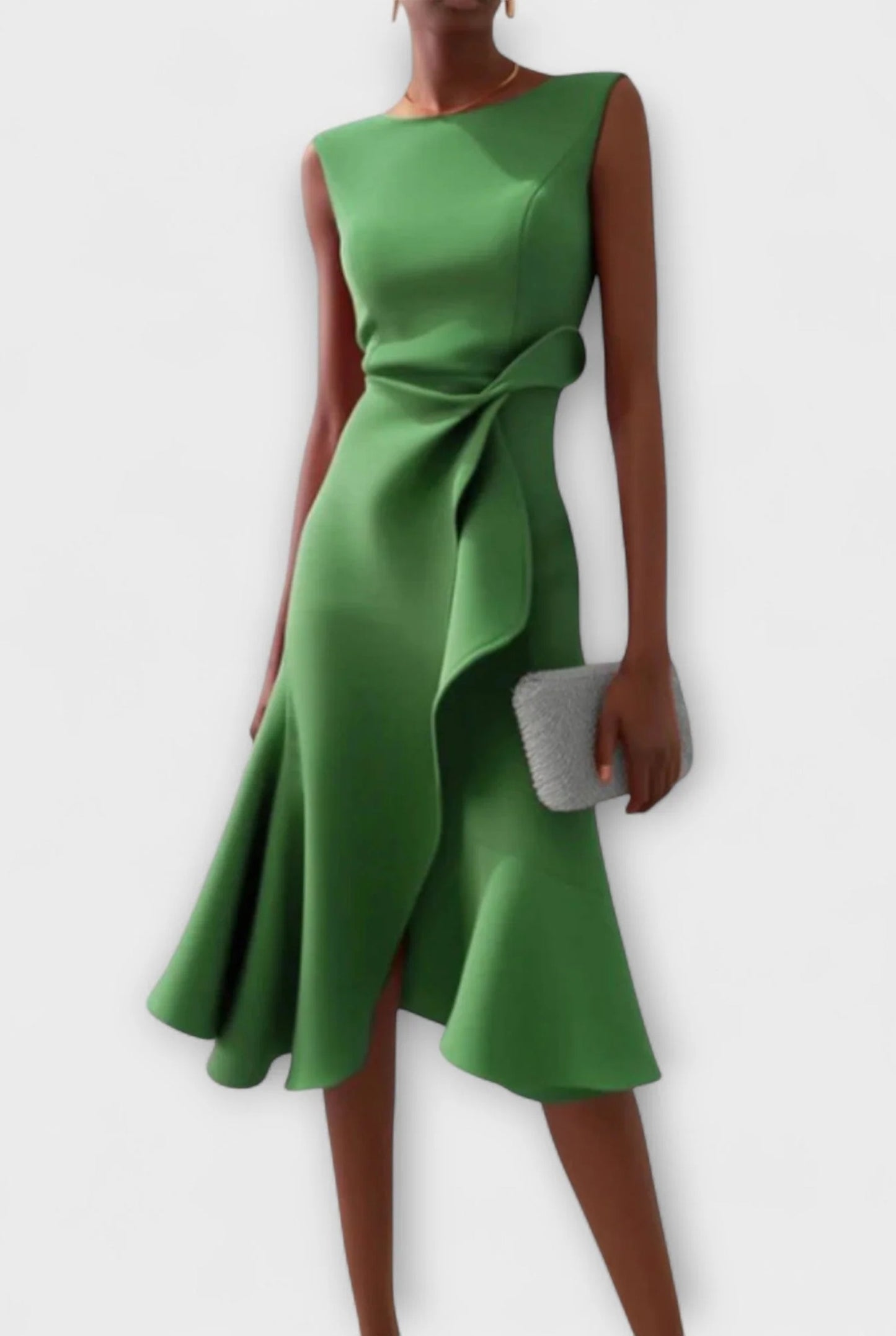 Bénilde Ladies Midi Dress | Sleeveless | Layered Fringe
