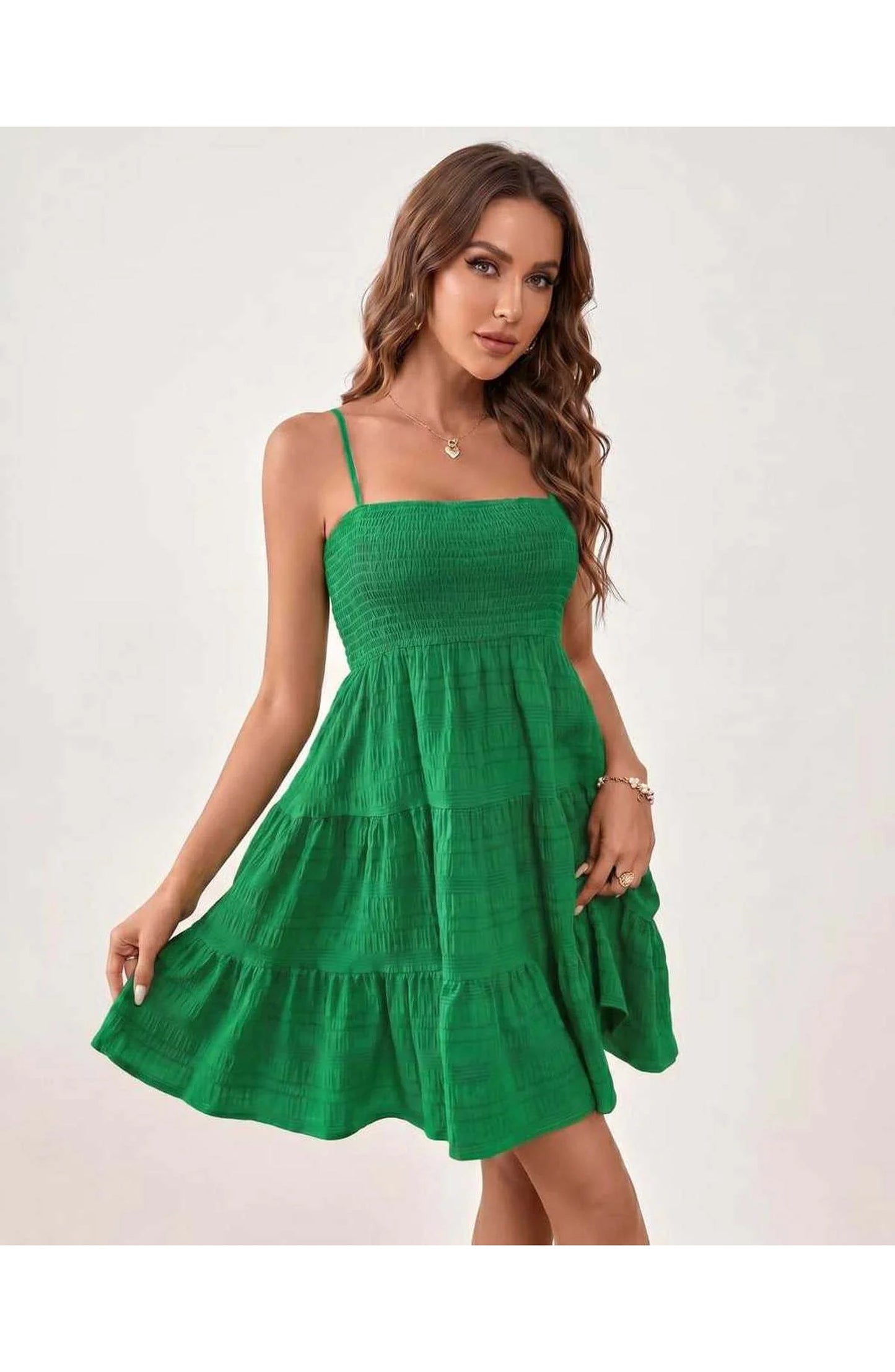 Tatienne Women's Mini Dress | Square Neck | Spaghetti Straps
