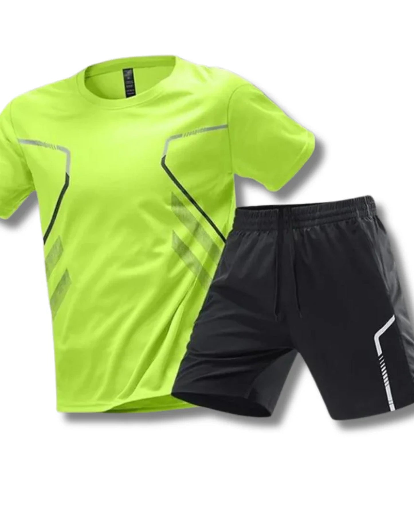Emanuele Heren Sportset | Korte Mouwen | Reflecterende Accenten