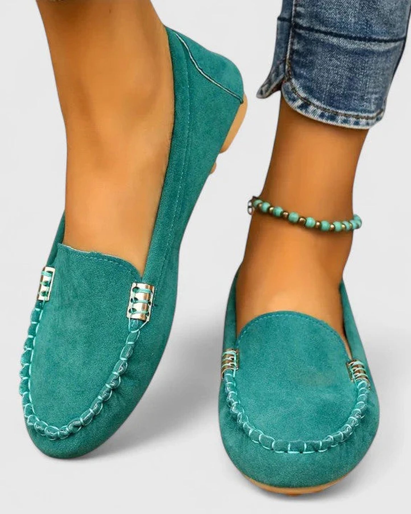 Émilienne dames loafers | Dekoreret metaldetalje
