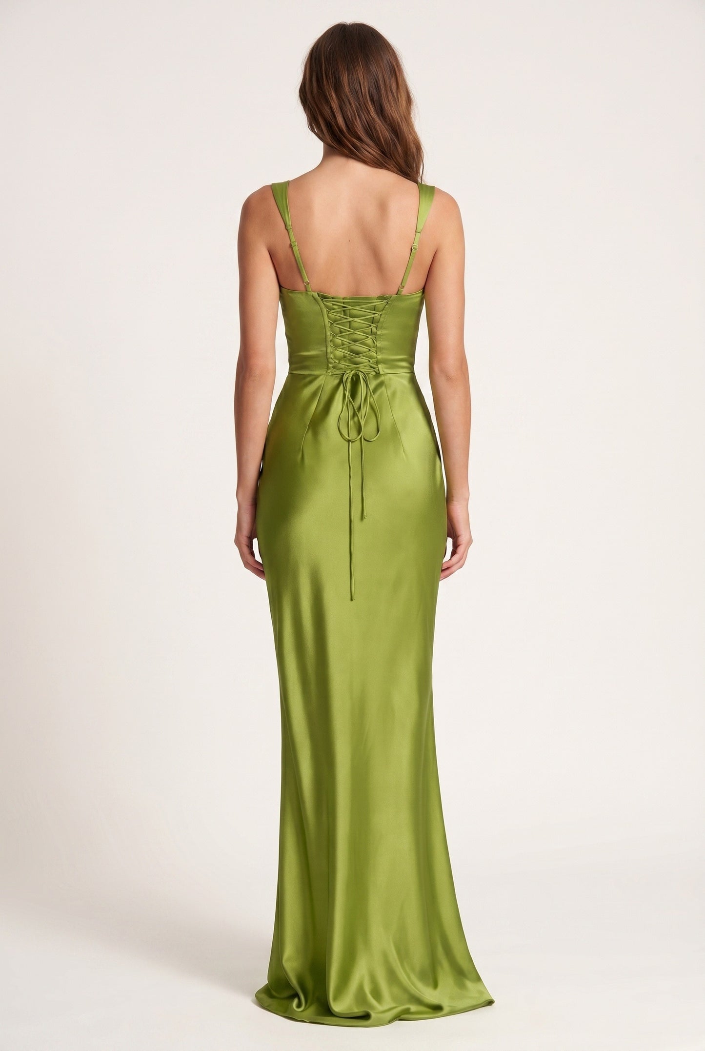 Zulma Dames Maxi Jurk | Vierkante Halslijn | Gedrapeerde Taille