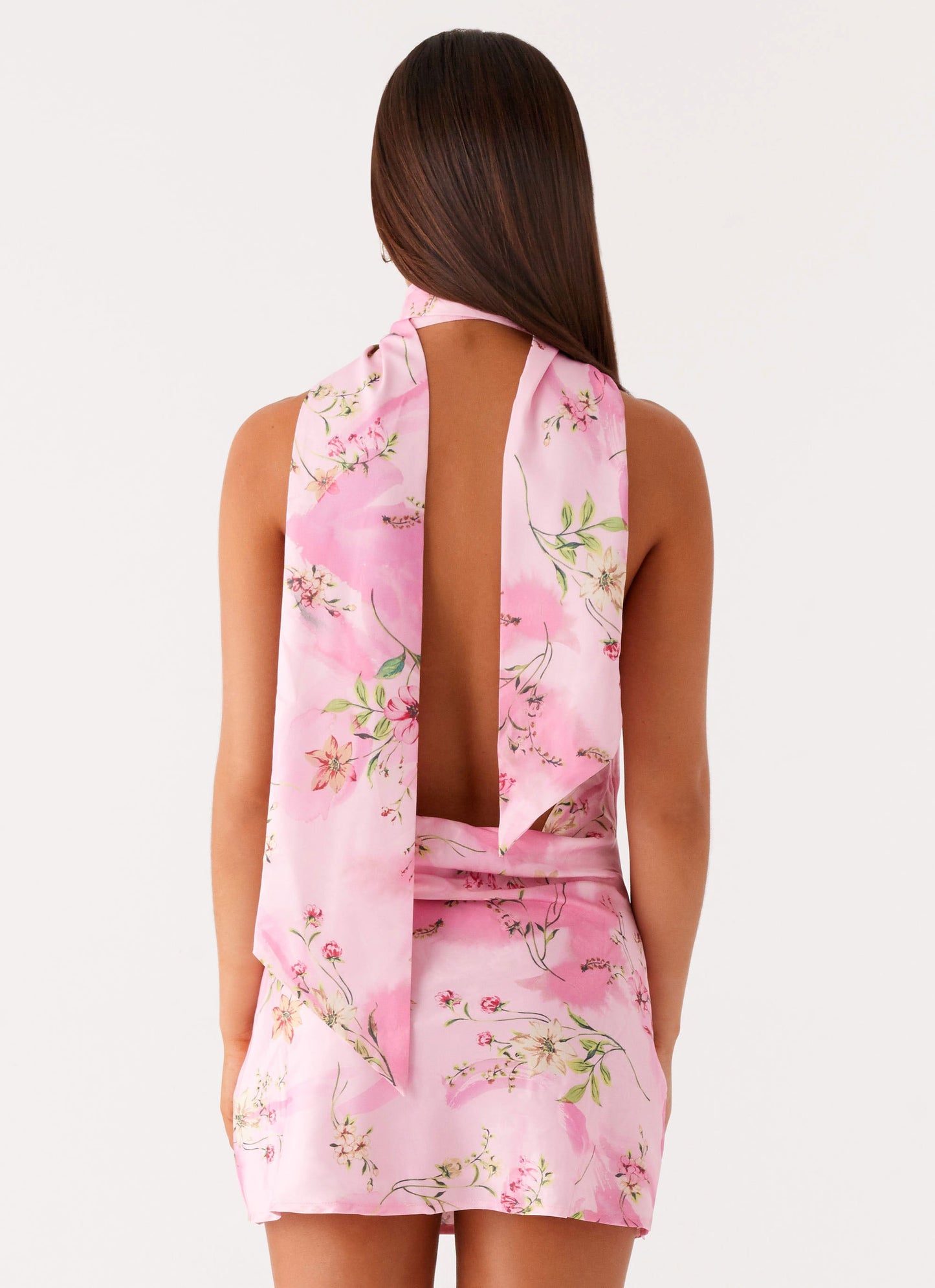 Lucia Bloemenjurk – Open Rug en Diepe Halslijn 9