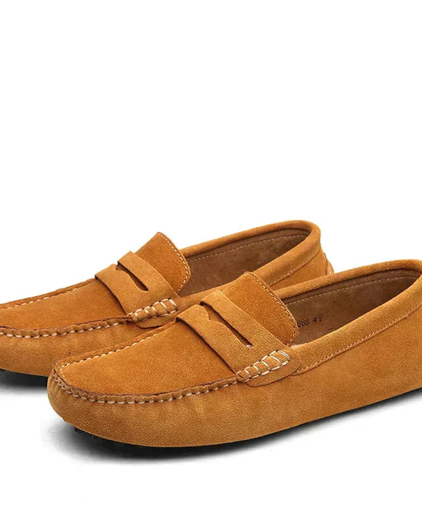 Buty Davide Heren | Szczegóły mokasynów Penny | Obszyty nosek