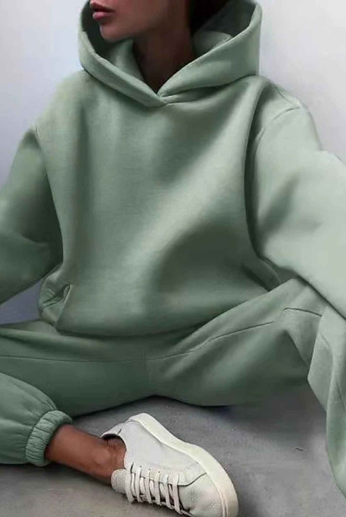 Agostina Dames Co-Ord Set | Oversized Hoodie | Wijde Broek