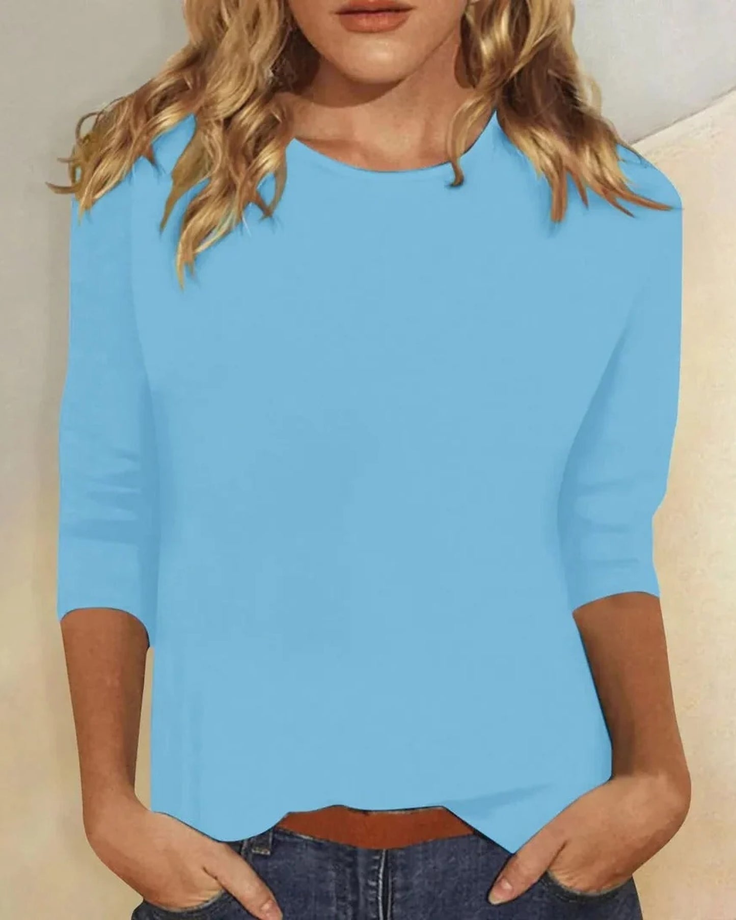 Annabella Dames Top | Korte Mouwen | Ronde Hals
