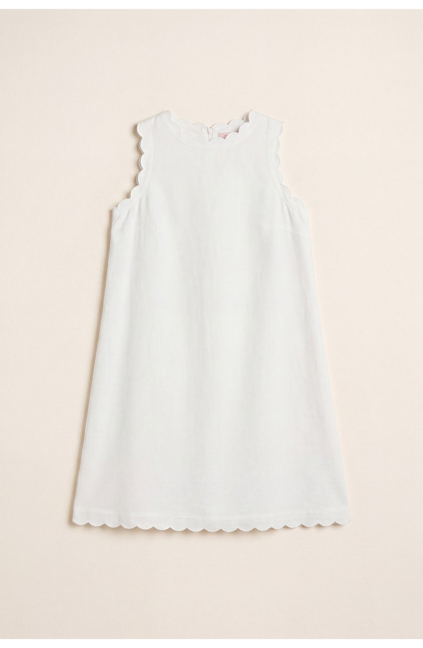 Jacqueline Women's Mini Dress | Scalloped Hem | A-line Silhouette