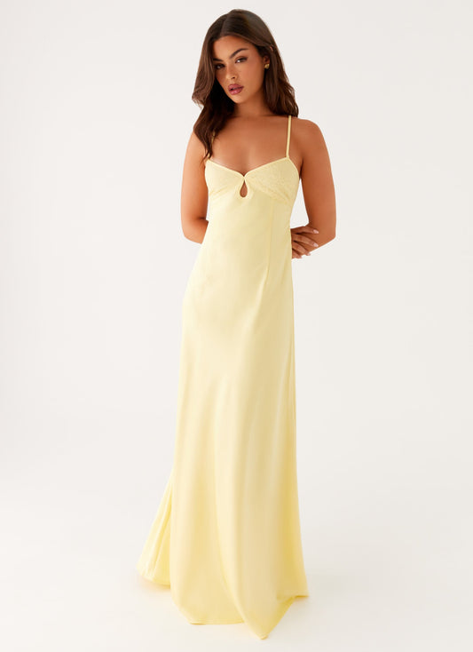 Isalie Maxi-jurk | Open Rug en Vloeiende Elegantie 1