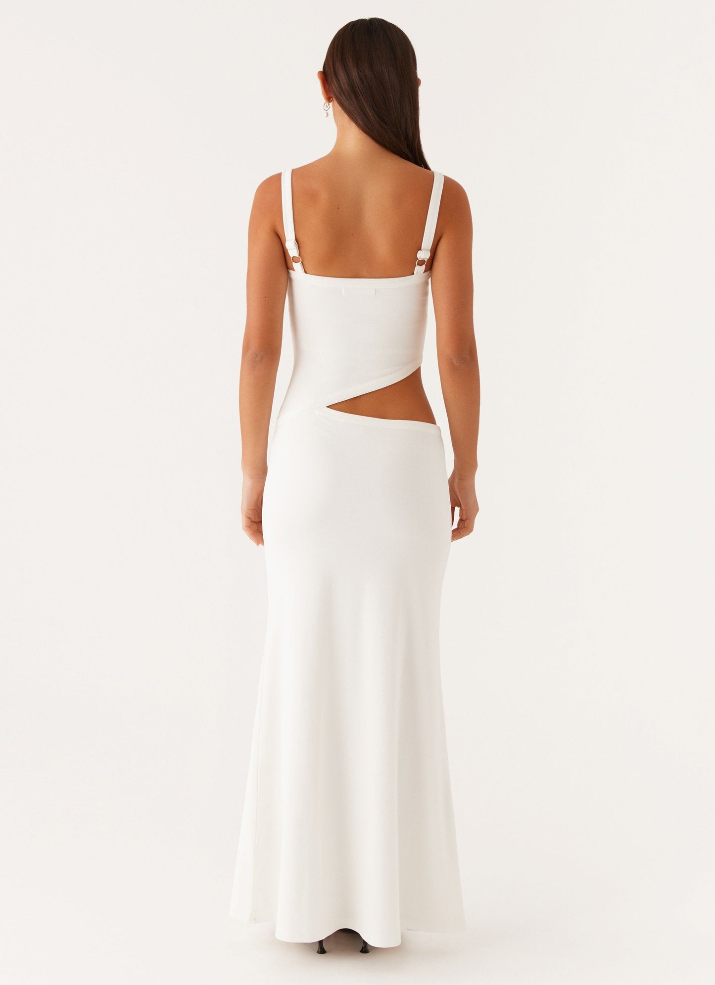 Jocelyn Maxi Jurk | Open Rug en Strikdetail met Elegante Flair 5