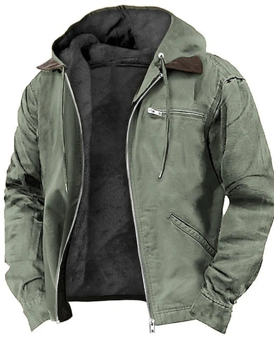 Damiano Heren Jas | Fleece Voering | Ritssluiting