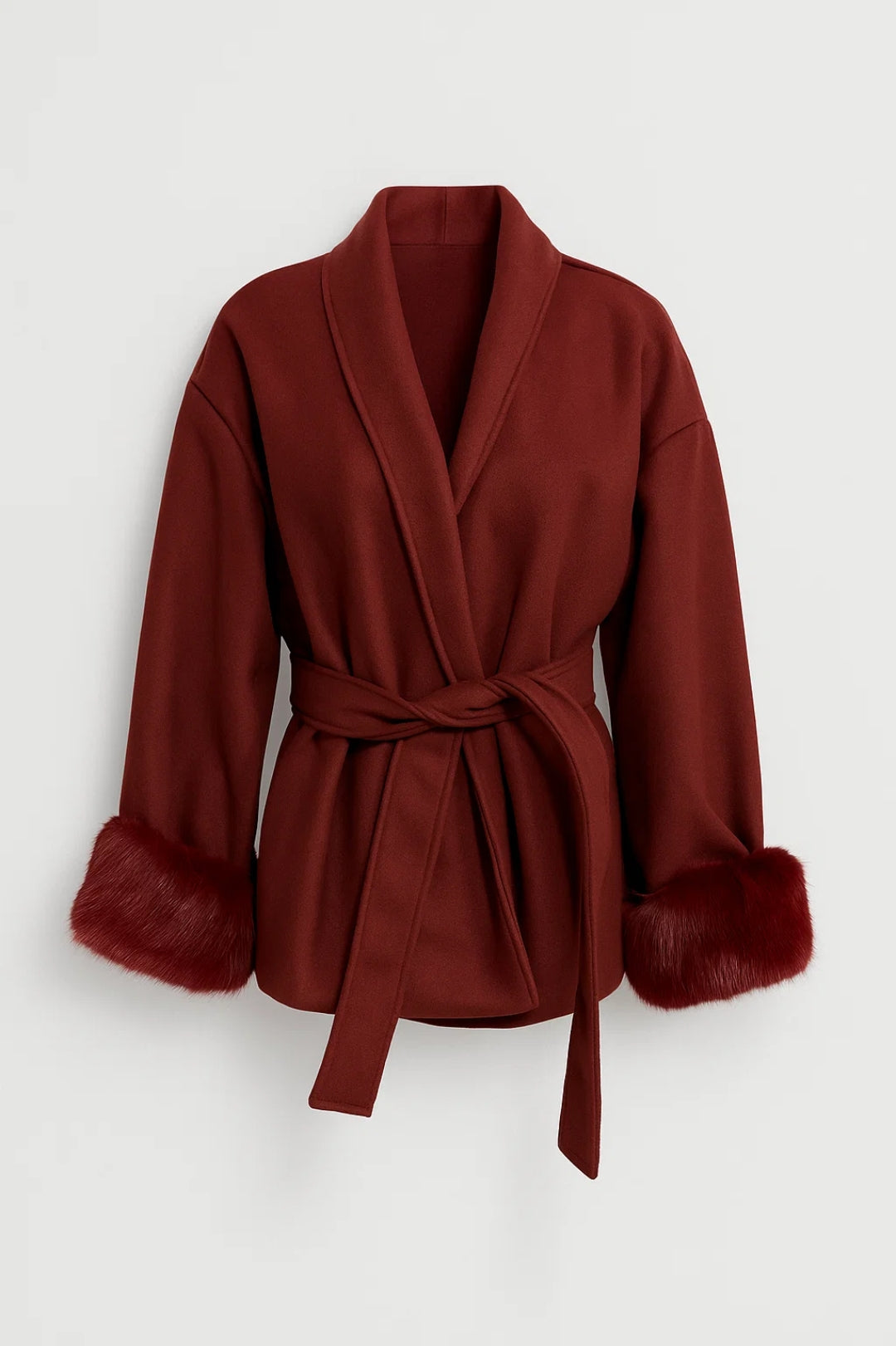 Kira Dames Jas | Kimonomodel | Met Ceintuur | Comfortabele Pasvorm 1