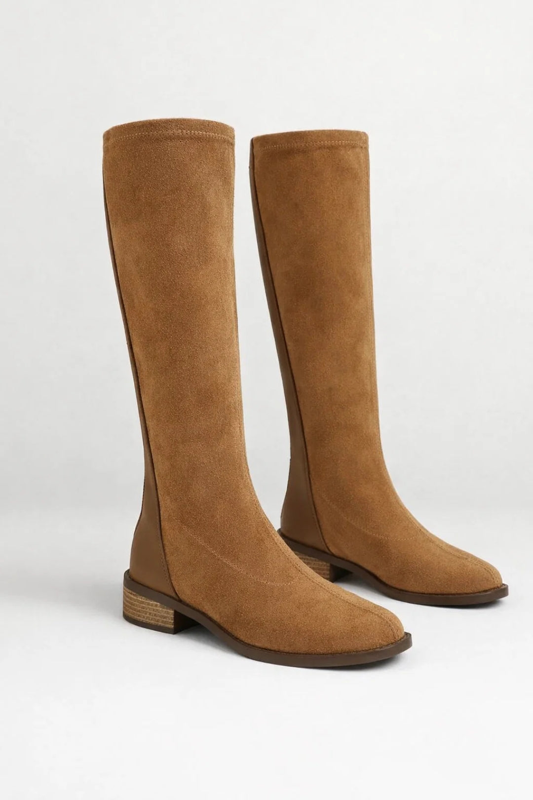 Lia Dames Laarzen | Rechte Pasvorm | Kniehoog Model | Instap Sluiting 0