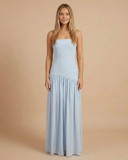 Marcelline Women's Maxi Dress | Strapless | Ruffles