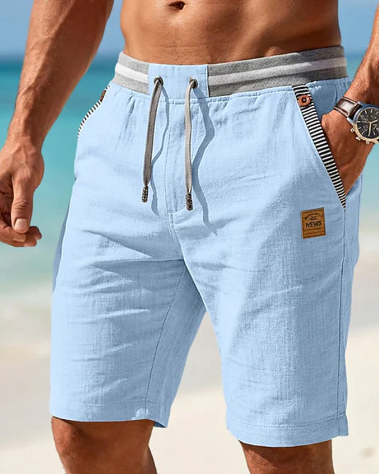 Carmelo Heren Short | Trekkoord Tailleband | Zijzakken
