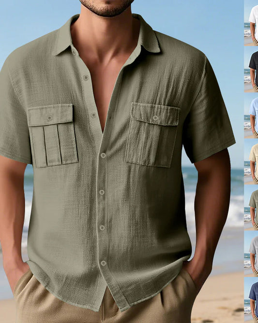 Gianmarco Heren Short | Korte Mouwen | Borstzakken