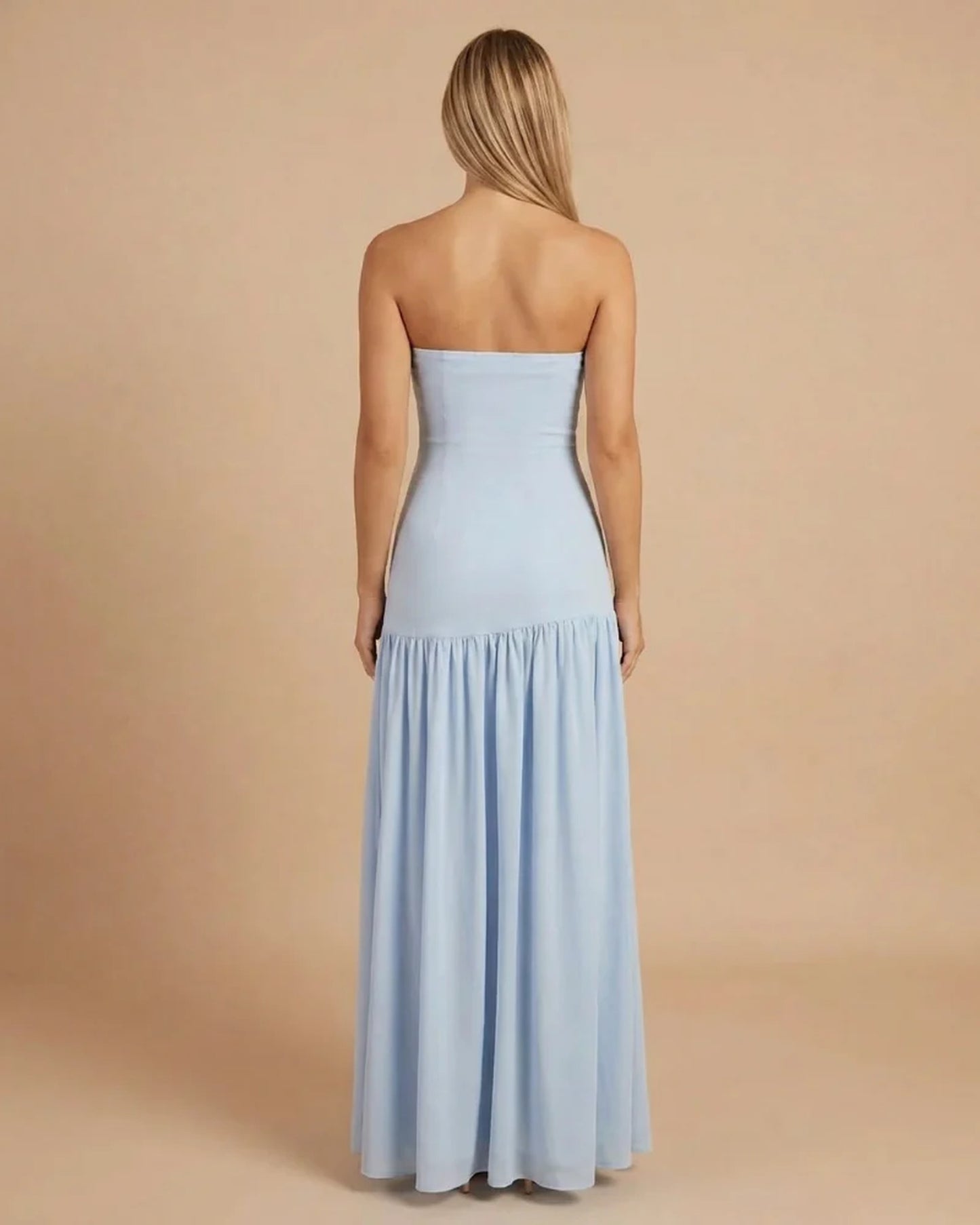 Marcelline Women's Maxi Dress | Strapless | Ruffles
