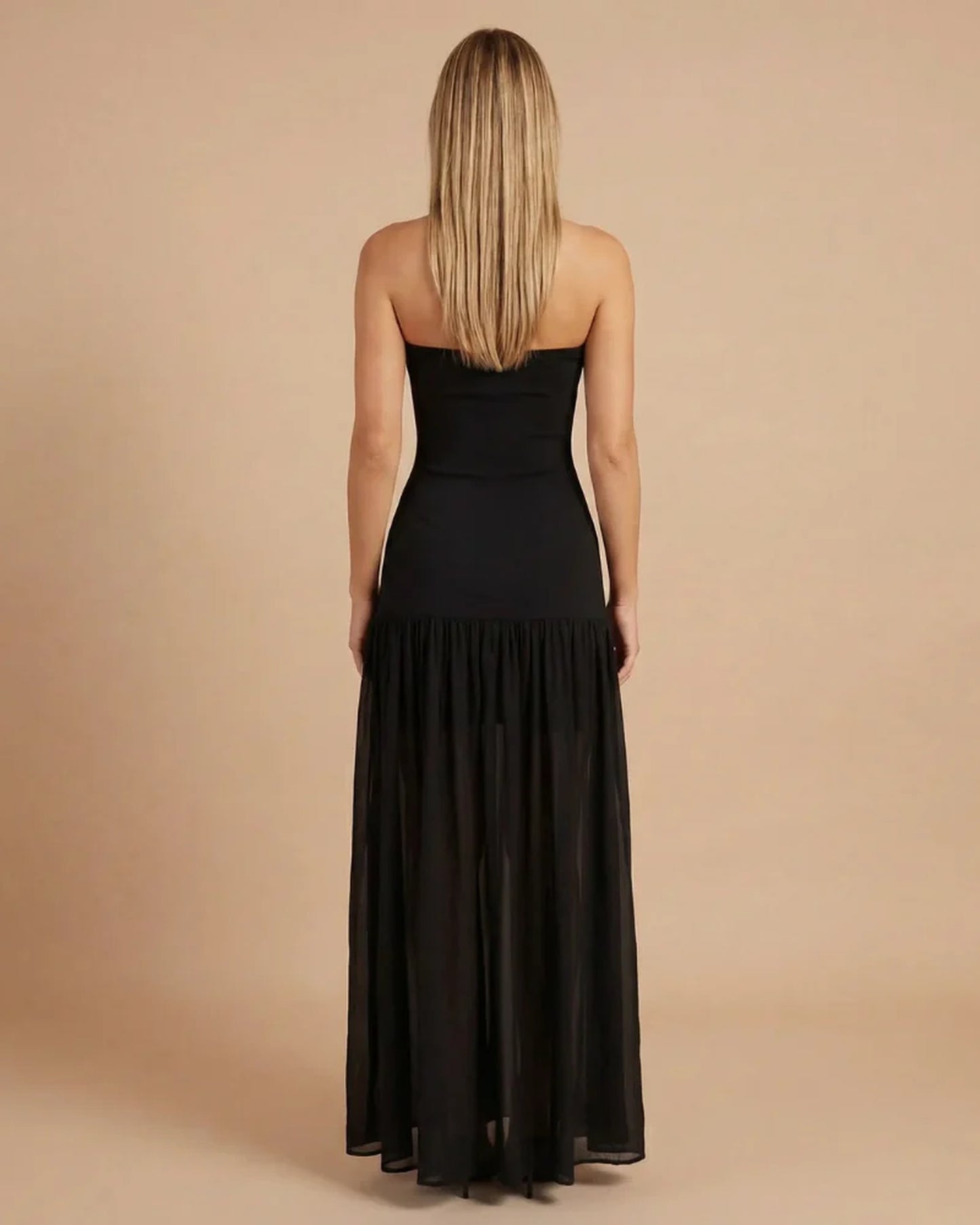 Marcelline Women's Maxi Dress | Strapless | Ruffles