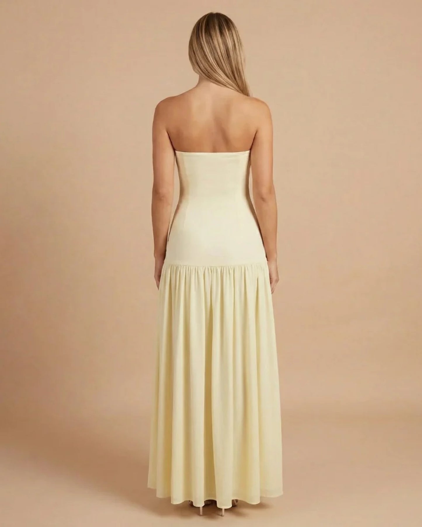 Marcelline Women's Maxi Dress | Strapless | Ruffles
