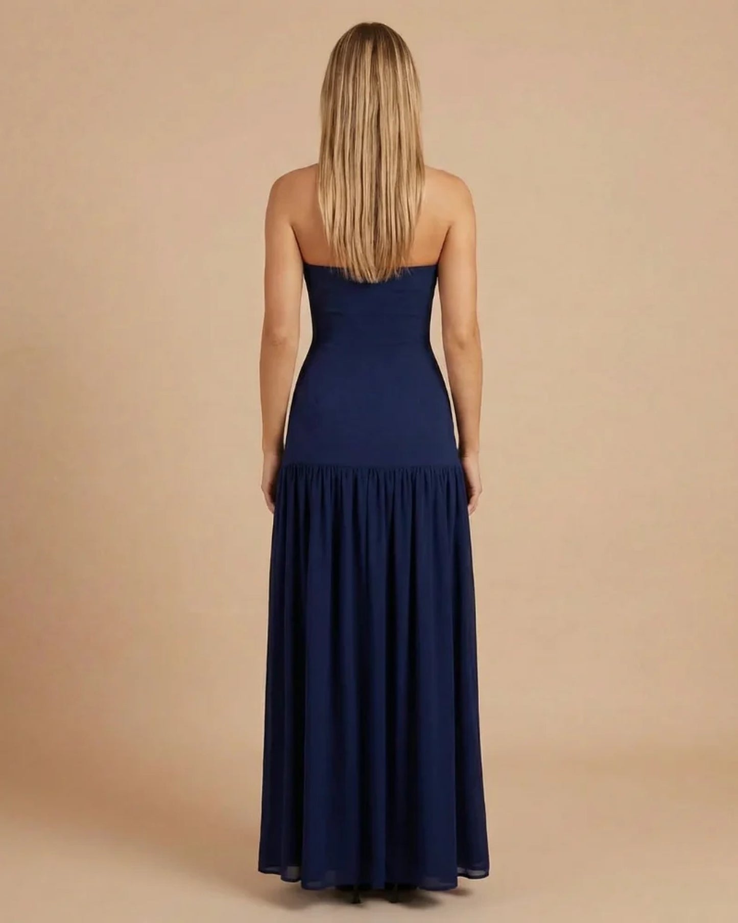 Marcelline Women's Maxi Dress | Strapless | Ruffles