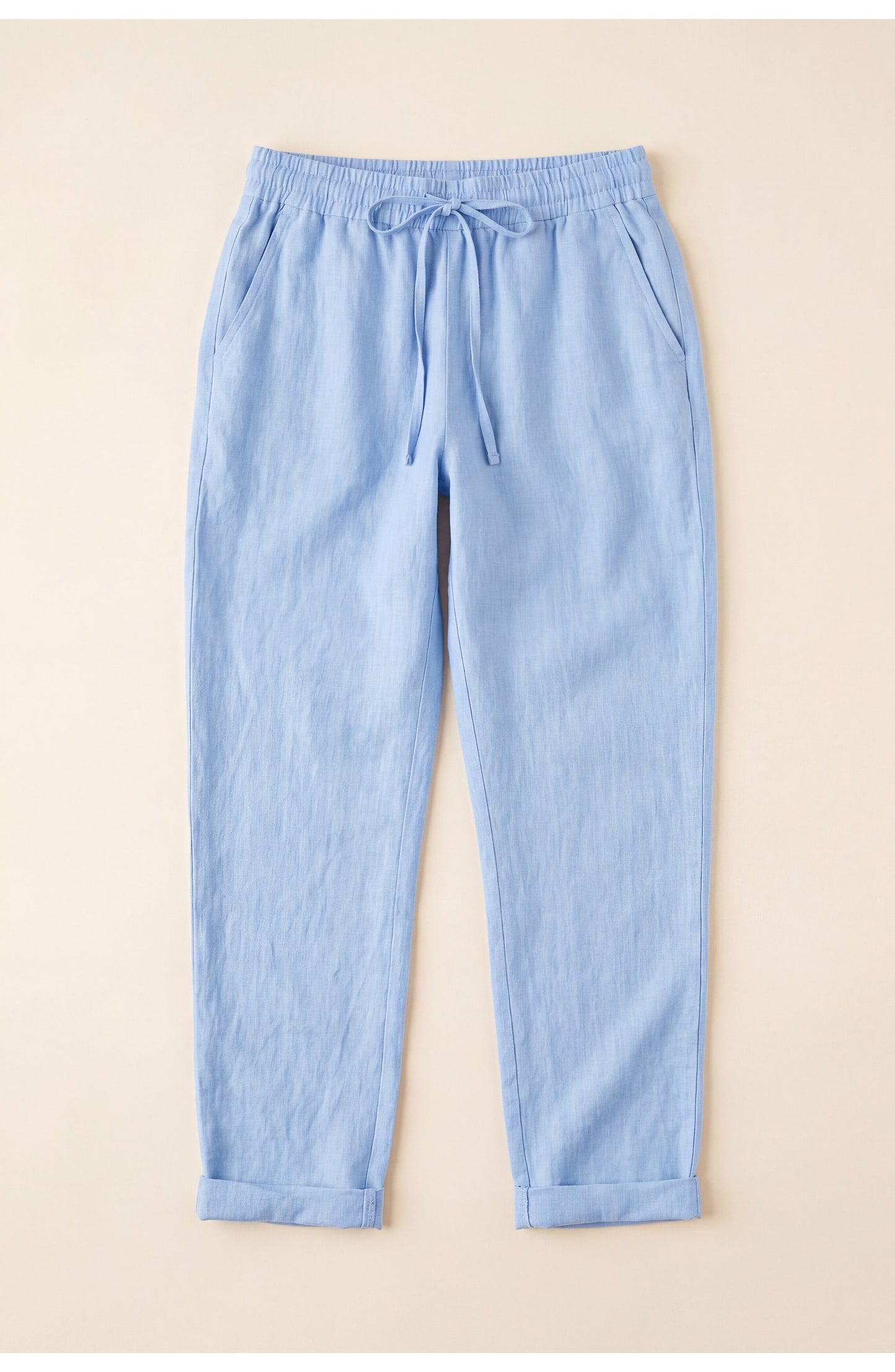 Fabienne Dames Broek | Elastische Taille | Rechte Pijpen