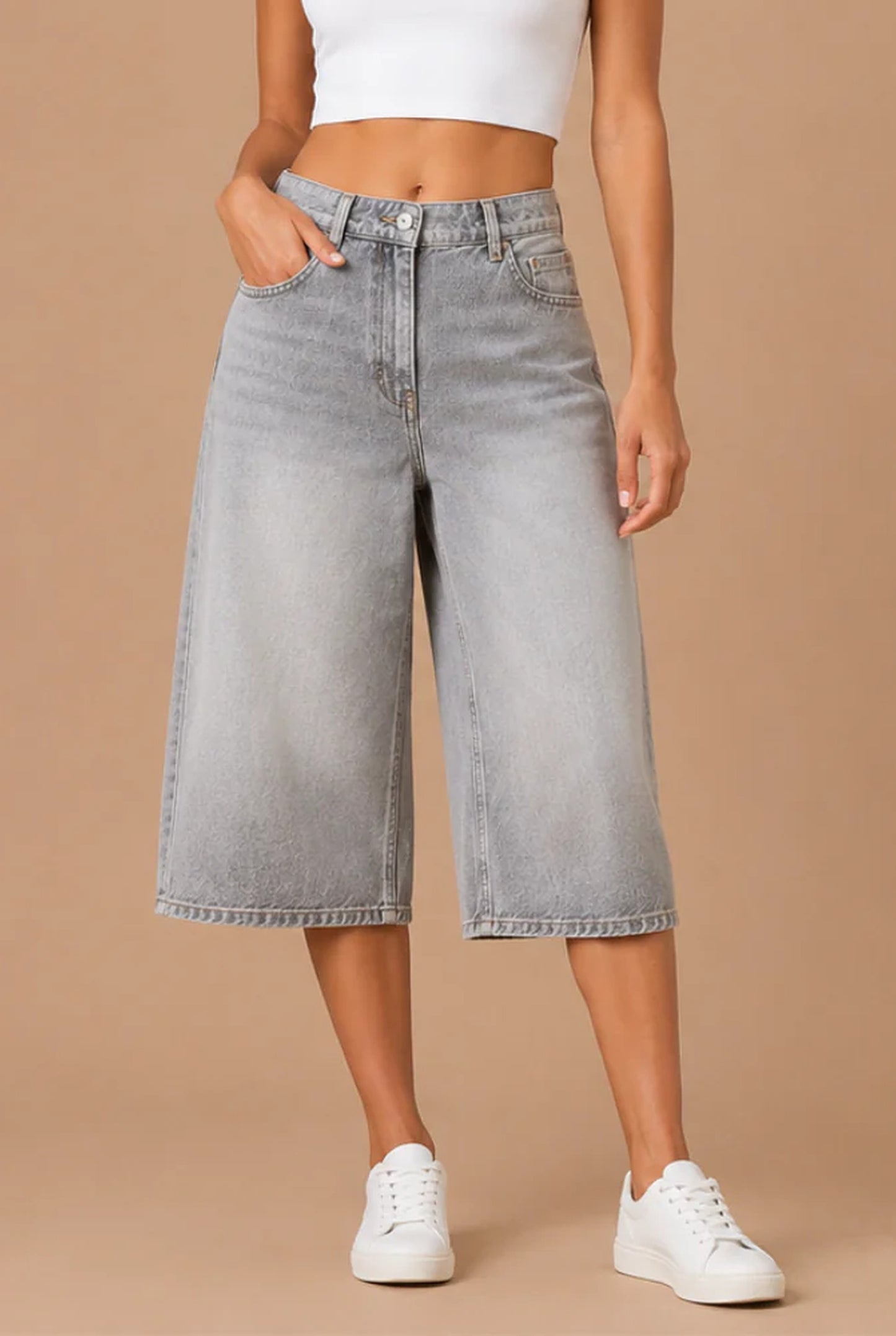Berenice Dames Jort | Wijde Pasvorm | Hoge Taille
