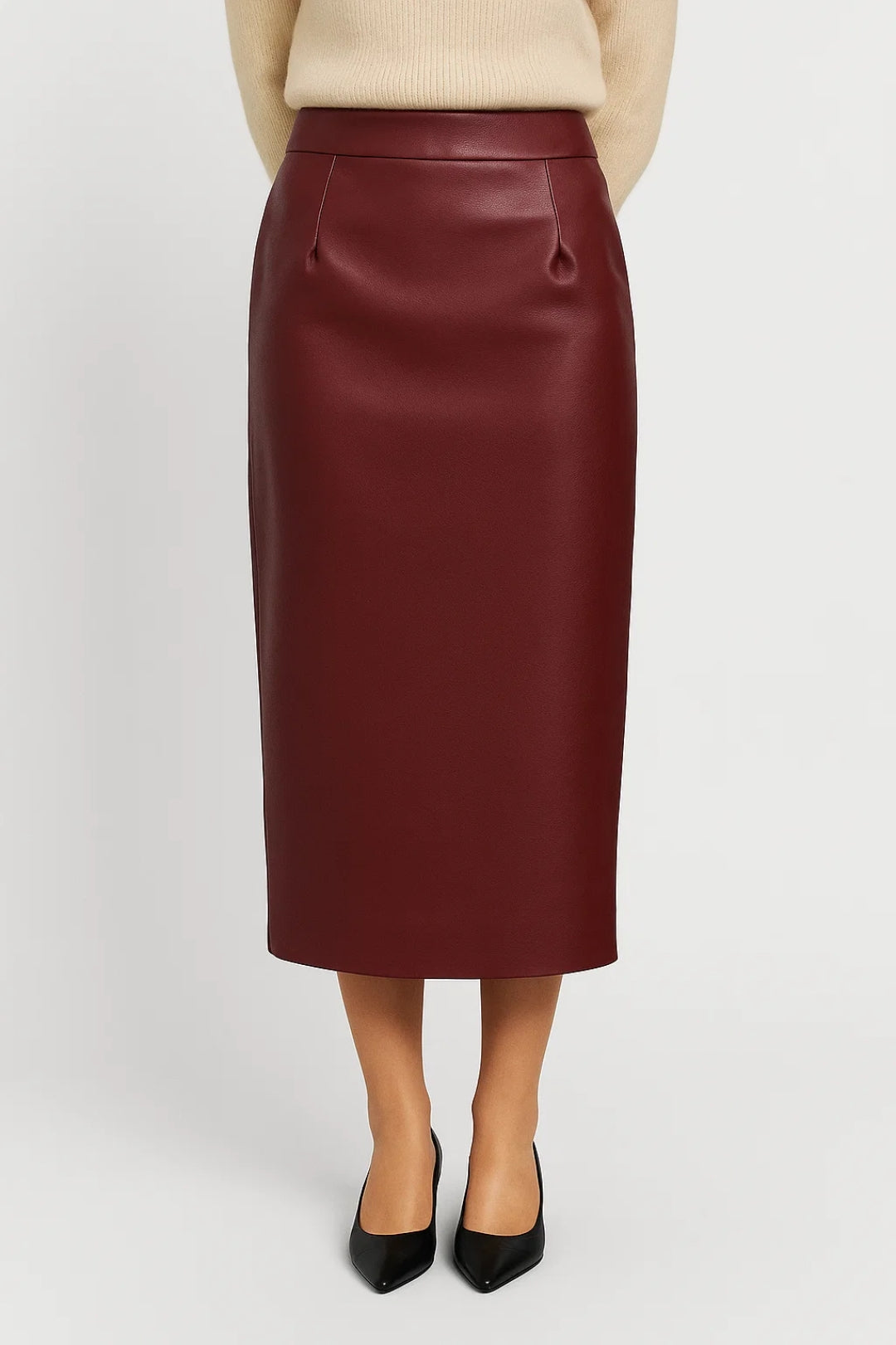 Livia Kokerrok | Strakke Pasvorm | Midi Lengte | Elegante Afwerking 2