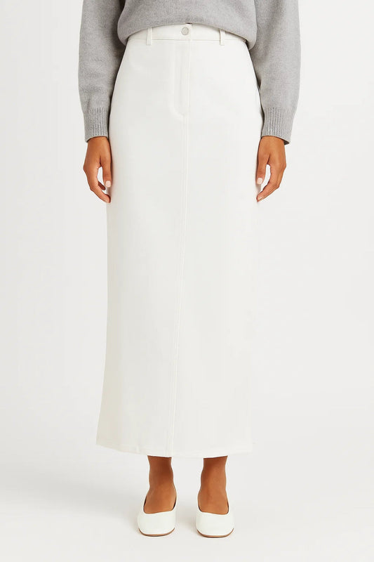 Livia Lange Rok Dames | Hoge Taille | Minimalistisch Ontwerp | Lange Lengte 0